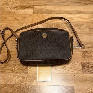 Michael Kors Dark Brown Messenger Bag